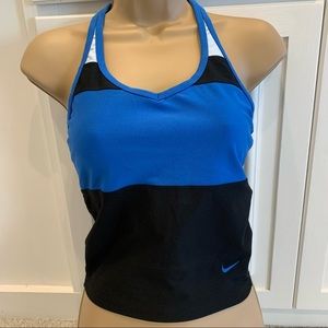 Nike Blue & Black‎ Sports Bra XS